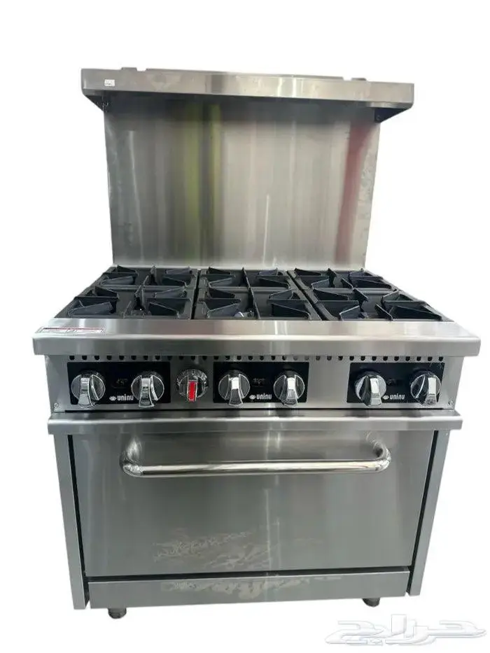 موقد غاز 6 شعلات مع فرن 1