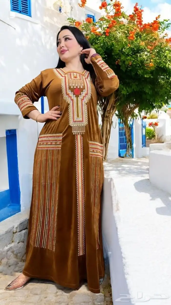 جلابيات مخمل خامات فوق روعة 1