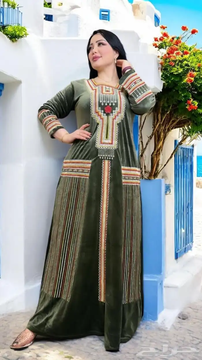 جلابيات مخمل خامات فوق روعة 2