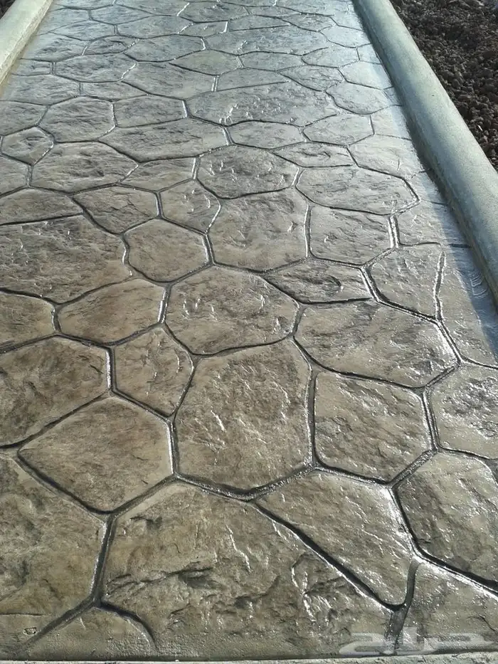 Flooring concrete pour fanshaped pour budget for printed con 0