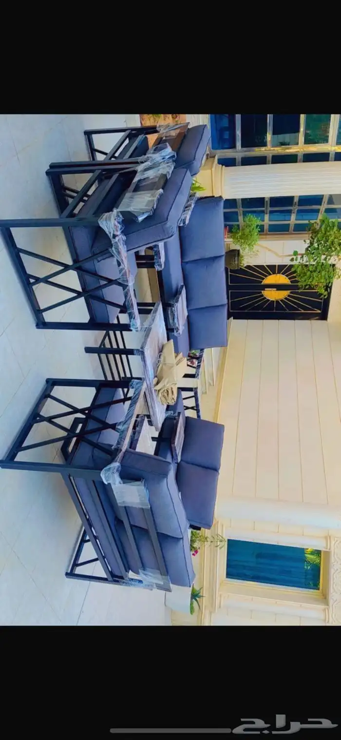 تفصيل جلسات خارجيه تفصيل حديد خشب يوجد 6