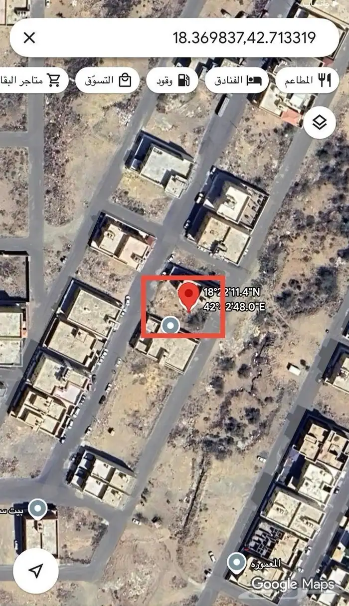 ارض سكنية شارعين متظاهرين - خميس مشيط - حي النور 0