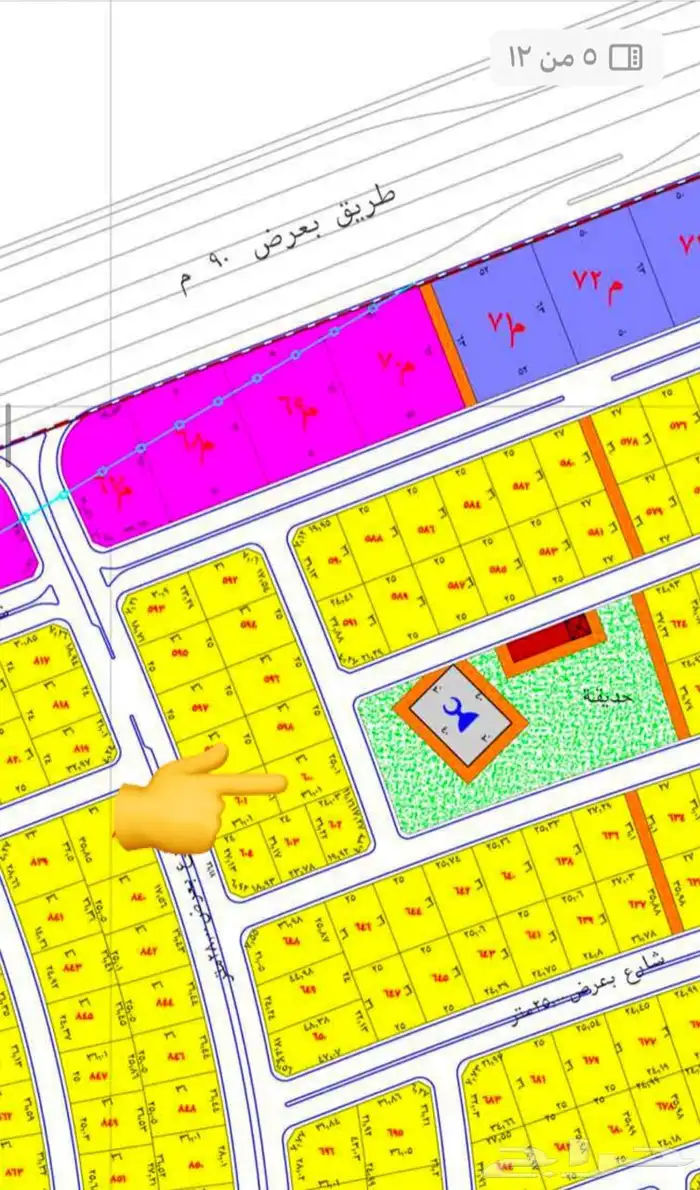للبيع نص ارض في الندى مخططات طيبة الفرعية مميزه 0