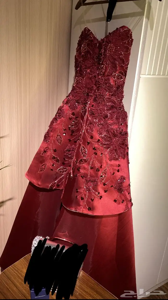 الفستان جديدد انلبس 4 ساعات ومقاسه s و xs وفيه ربطات من ورا 6