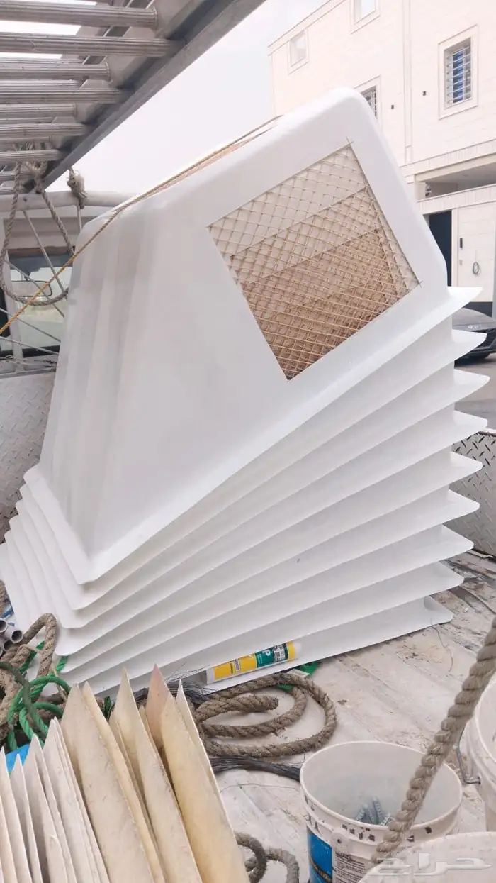 فيبرمكيفات غطاءمكيف تركيباغطيةالمكيفات طاردالطيور 1