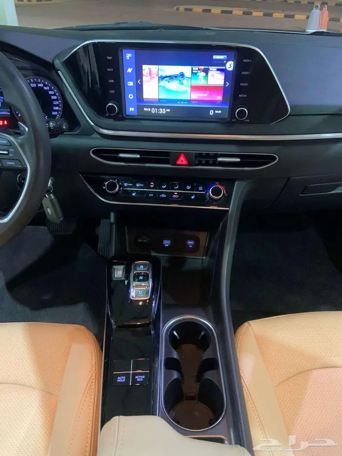 هيونداي سوناتا 2021 مستورد كوري بنزين شاشه كاميرا 2.0 9