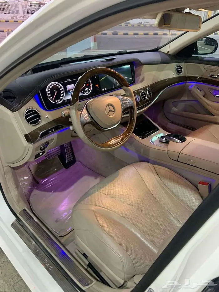 تم البيع مرسيدس S400 فل كامل موديل 2015 مكينة 6 سلندر 14
