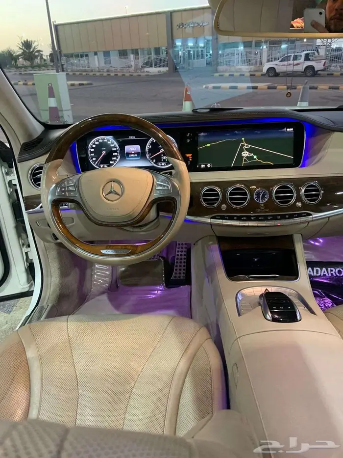تم البيع مرسيدس S400 فل كامل موديل 2015 مكينة 6 سلندر 10
