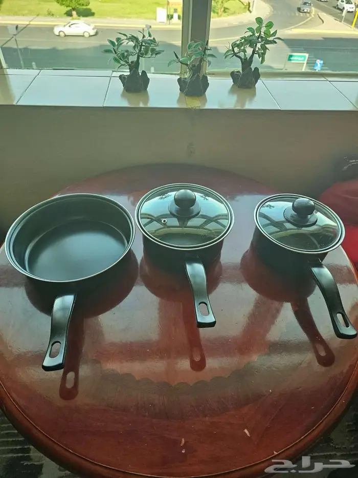 طقم قدور غير مستعمل ..جديد للبيع 0