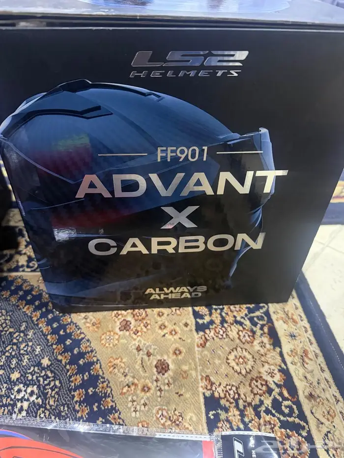 خوذة ls2ff901 جديده فل كاربون فايبر 2