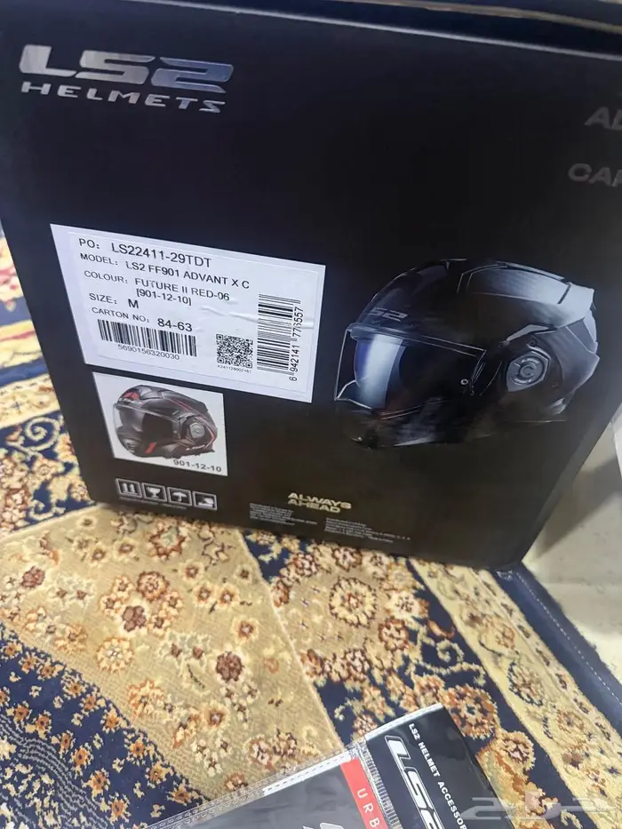 خوذة ls2ff901 جديده فل كاربون فايبر 1