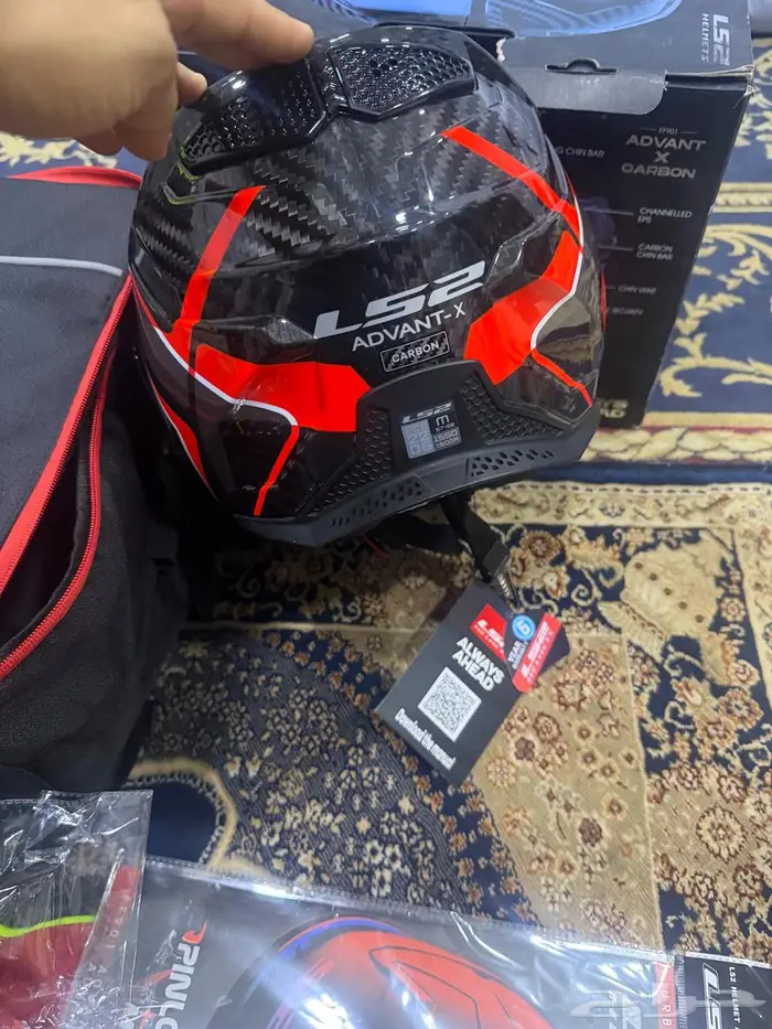 خوذة ls2ff901 جديده فل كاربون فايبر 3