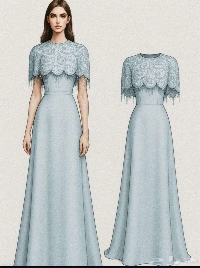 فساتين مناسبات شتوي وصيفي بأسعار مغرية 41