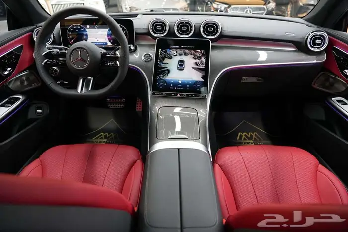 مرسيدس CLE 200 Coupe موديل 2026 أصفار خليجي أسود أحمر 6