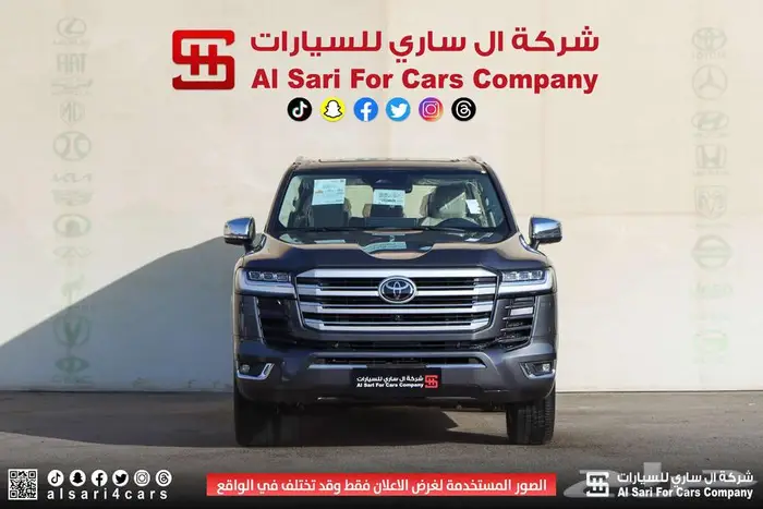 تويوتا لاند كروزر VXR 2025 اقساط بنوك وشركات 0