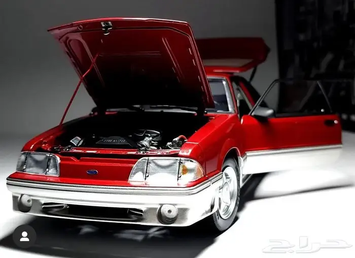 مجسم فورد موستنغ فوكس بدي GT رقم مميز 888 3