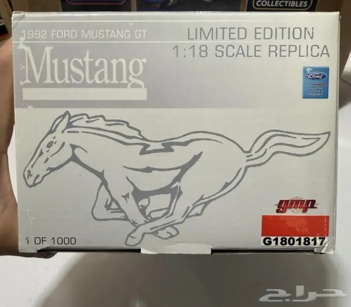 مجسم فورد موستنغ فوكس بدي GT رقم مميز 888 2