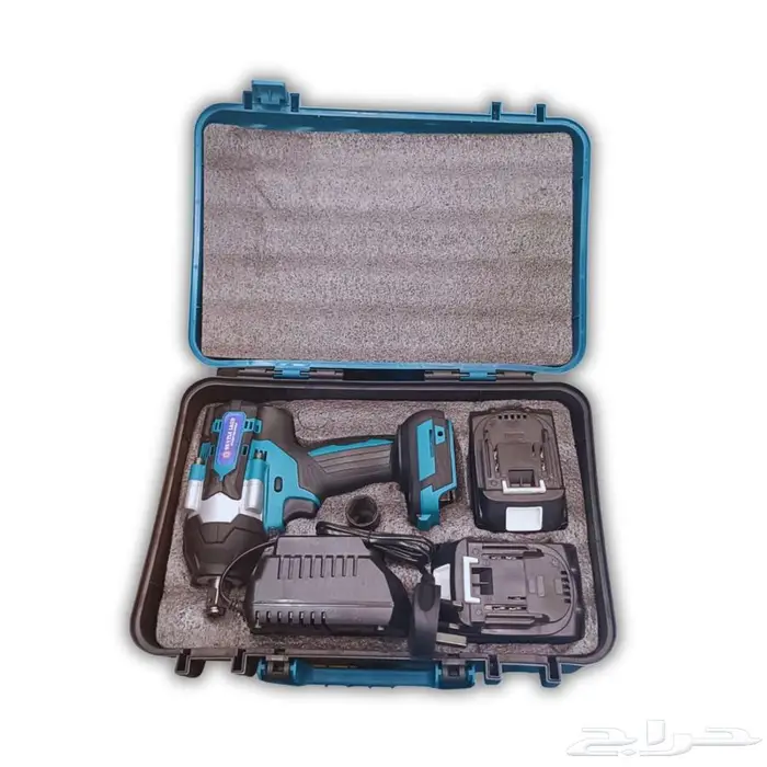 دريل كفرات بطارية 1000 نيوتن 36 فولت مع بطاريتين و طقم هدية 1