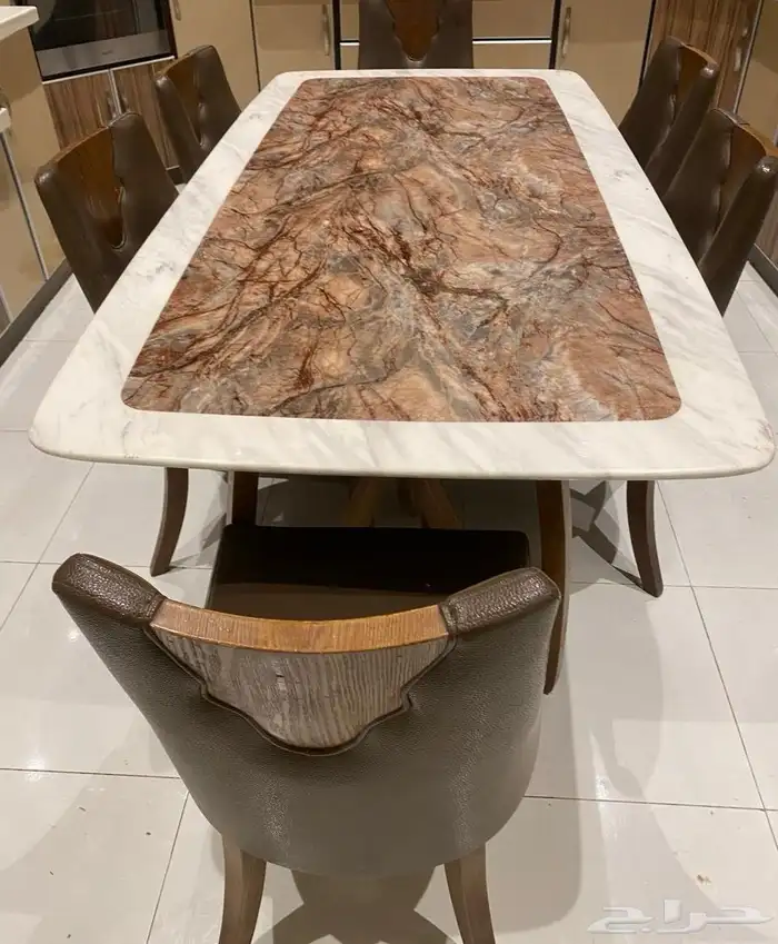 طاولة طعام رخام 2