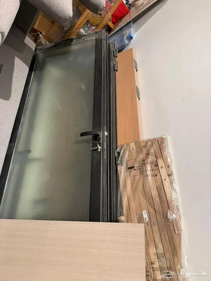 ابواب المنيوم وقزاز وطراحة سليمة بدون ملاحظات مكينة تنظيف 1