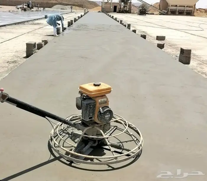 صبة الخرسانه مطبوعة المروحة ميزانيه ارغويه ايبؤكسي ارضيات 2