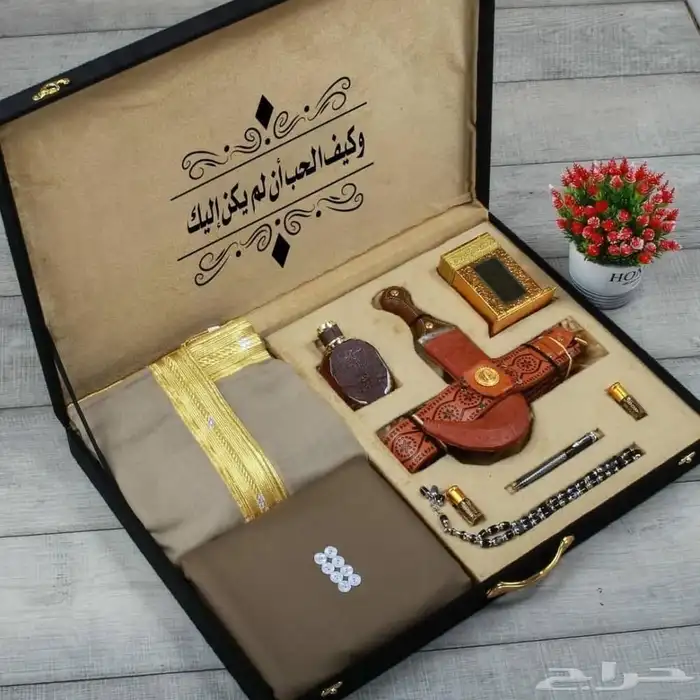 هدايا رجاليه بشت خنجر قماش 0