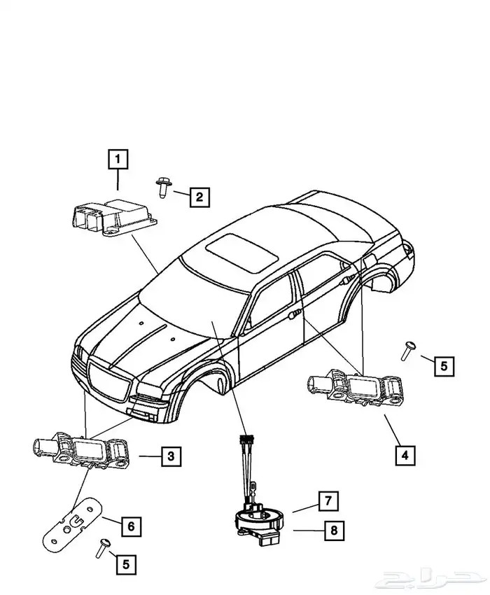 شريحه دركسون تشارجر و كرايسلر من 2005 الى 2010 2