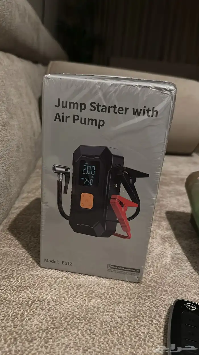 مشغل بطارية سياره مع منفاخ كفر 0