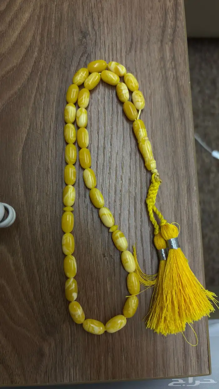 سبحة تراب الكهرمان 0