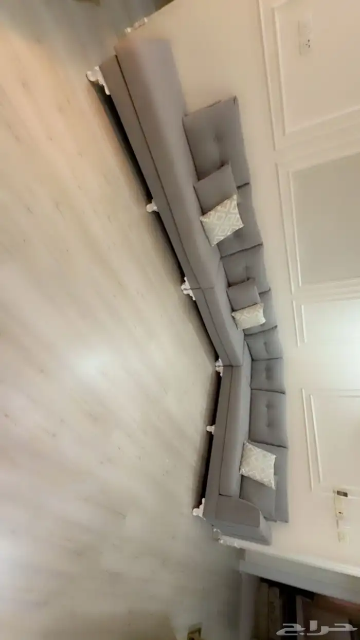 كنب صاله 3 في 4 ع حرف L مع كنبتين جانبيه 2