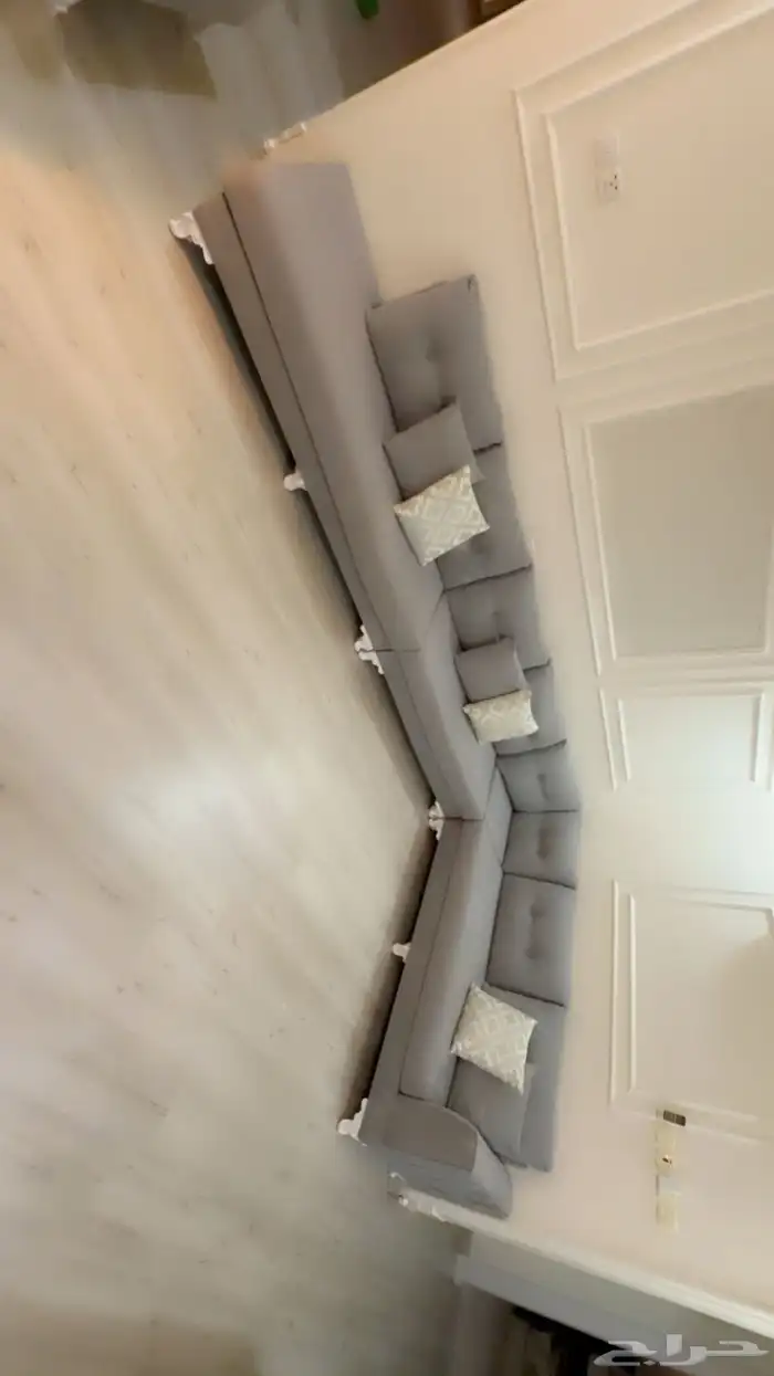 كنب صاله 3 في 4 ع حرف L مع كنبتين جانبيه 0