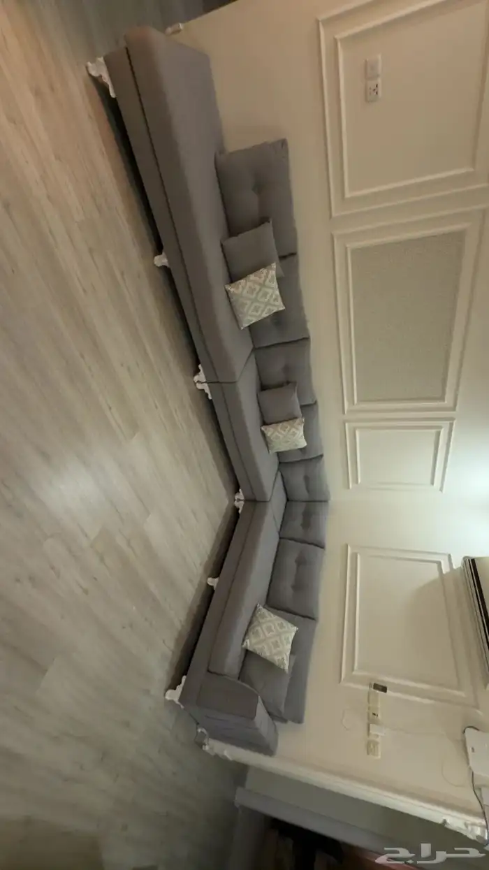 كنب صاله 3 في 4 ع حرف L مع كنبتين جانبيه 1