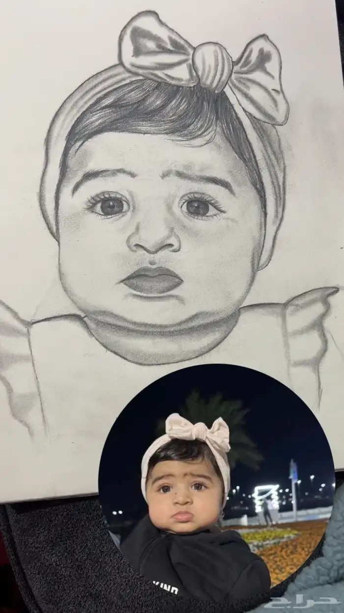 رسم برتريه واقعي باسعار رمزيه في متناول الجميع 4