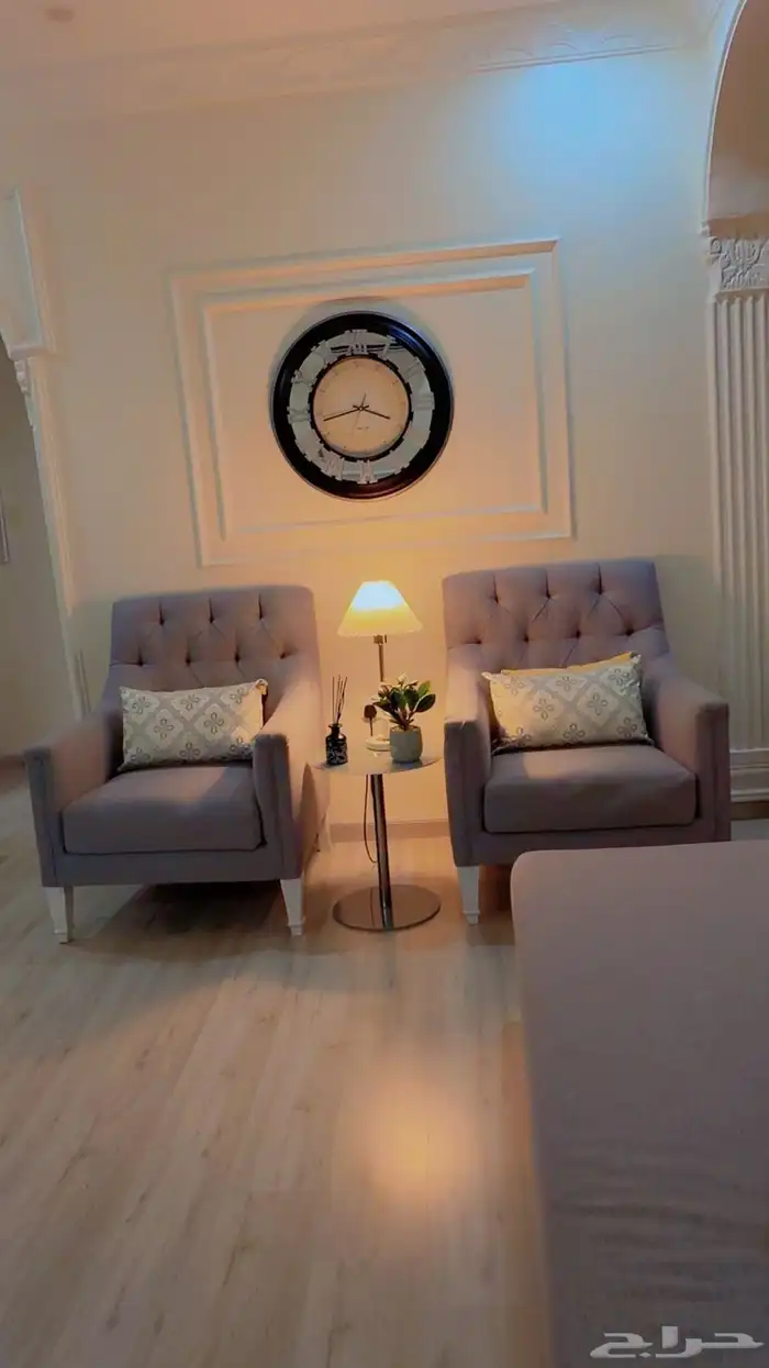 كنب صاله 3 في 4 ع حرف L مع كنبتين جانبيه 4