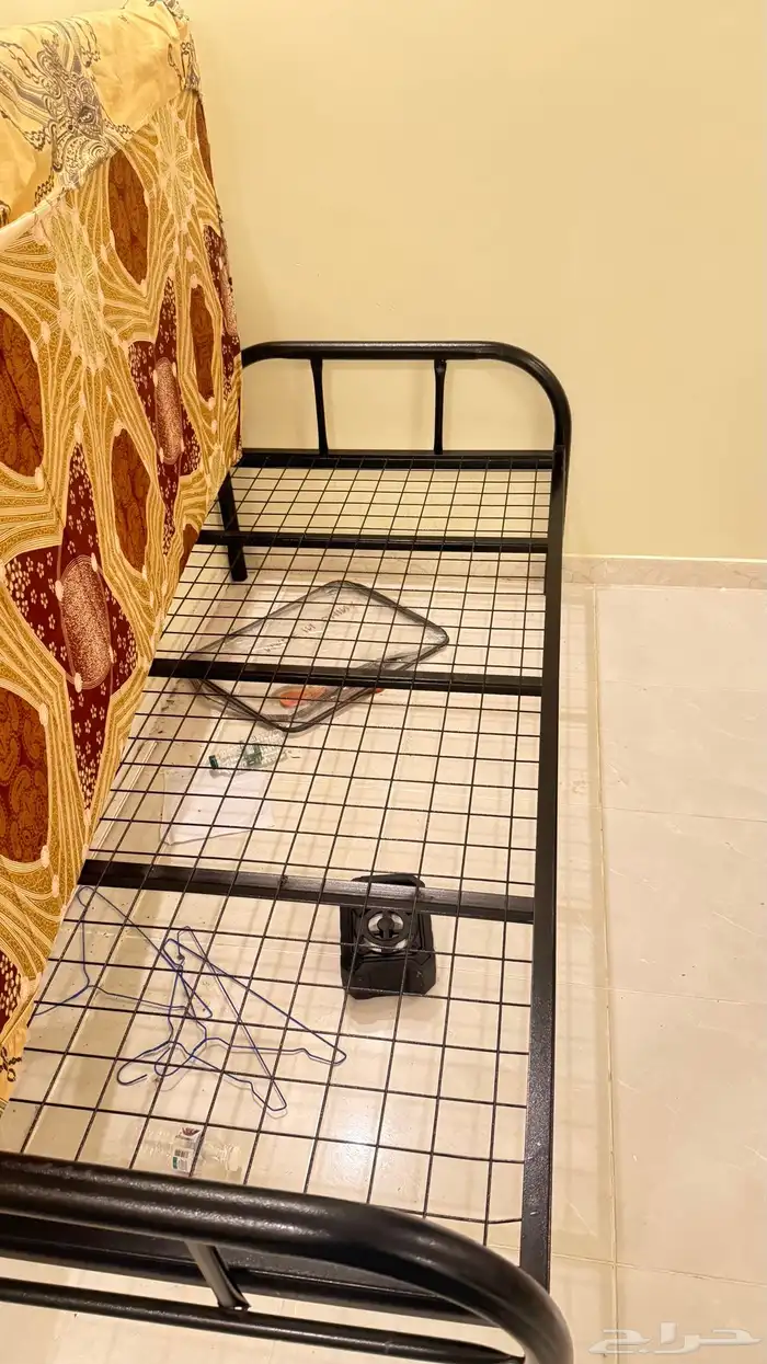 سرير حديد جديد مع الفرش جديد للبيع 2