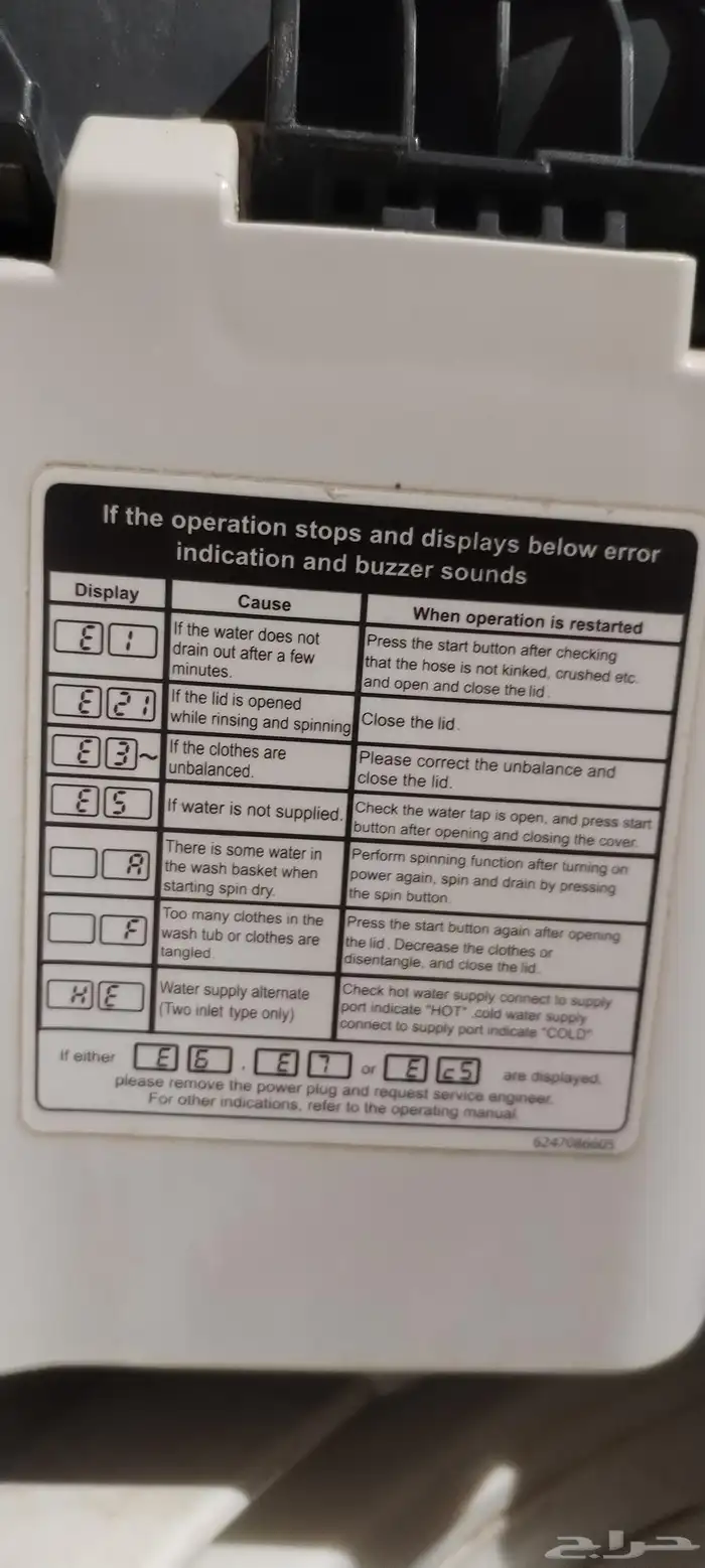 غسالة اتومتيك بحاله جيدة 14 كليلو 0