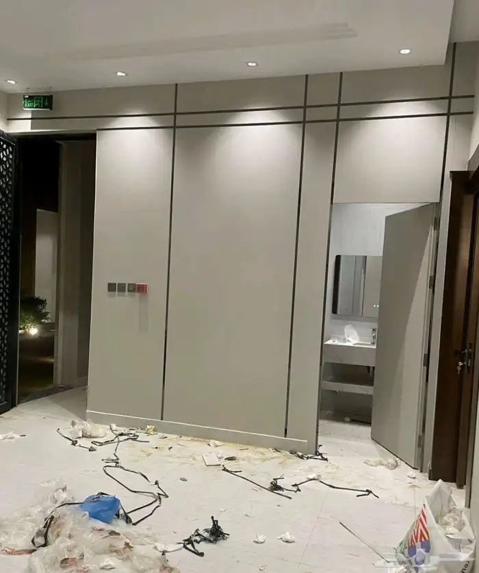 دهانات داخليه ديكورات شيبورد خشب ورق حائط 4