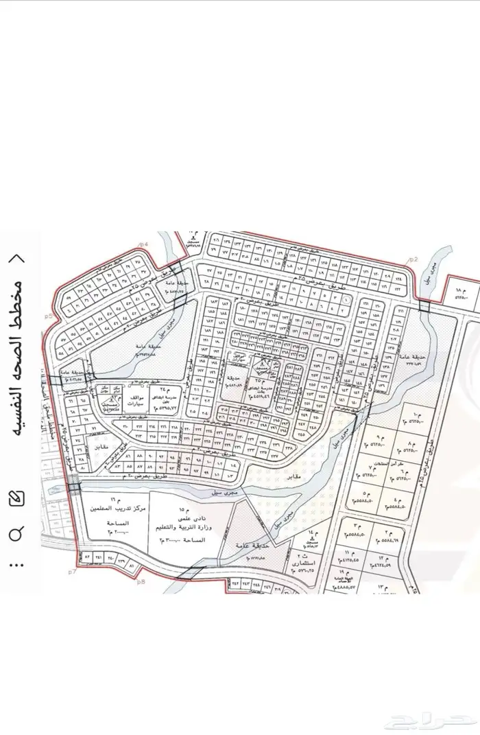 ارض سكنية مميزة للبيع. الباحة. مخطط بني سار 1218 4