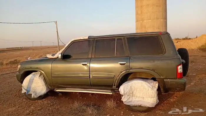 السياره  باترول سوبر سفاري الموديل 98 قير دفرنس دبل  على ال 2