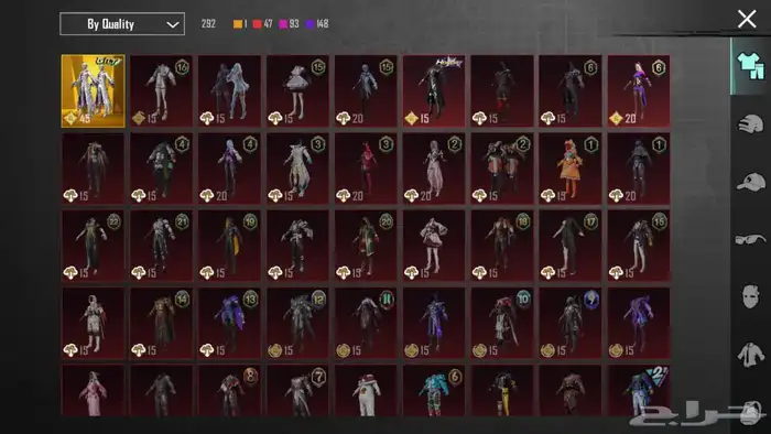 حساب ببجي الكوريه 5