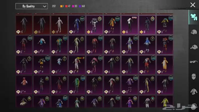 حساب ببجي الكوريه 25