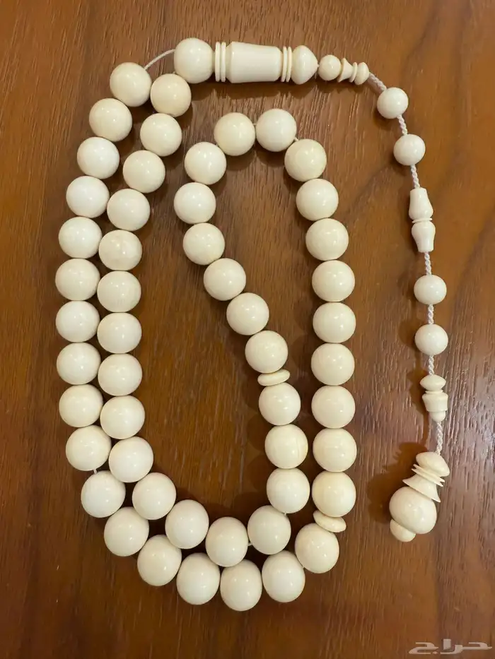 سبحة مسباح عاج ( ناب الفيل ) تم البيع 0