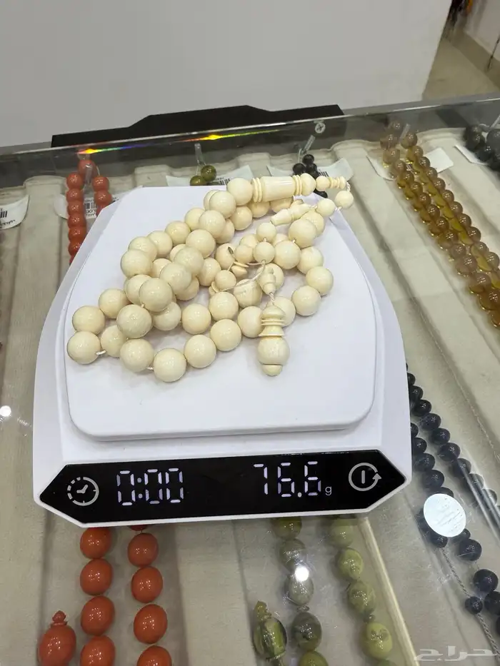 سبحة مسباح عاج ( ناب الفيل ) تم البيع 10