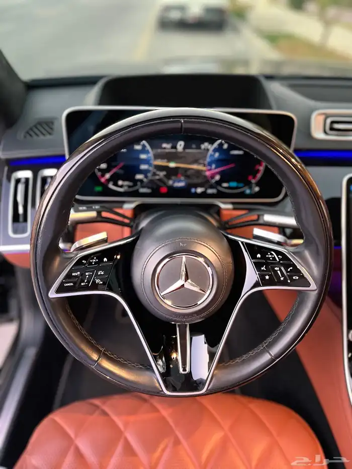 مرسيدس S580 الجوهرة 2022 قمة النظافة مالك اول سعودي وكالة 21