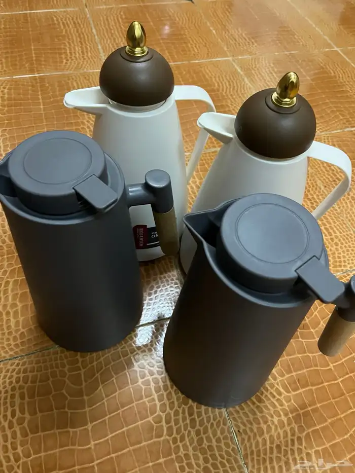 دفايات قهوه وشاي طاوله مع4خدمه سخان للسوم 2