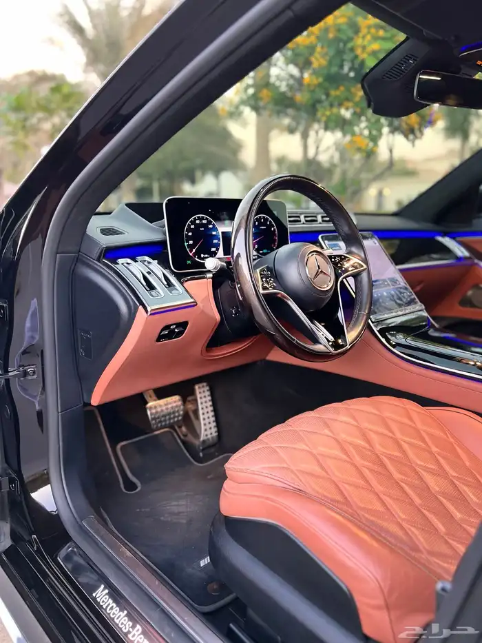 مرسيدس S580 الجوهرة 2022 قمة النظافة مالك اول سعودي وكالة 20