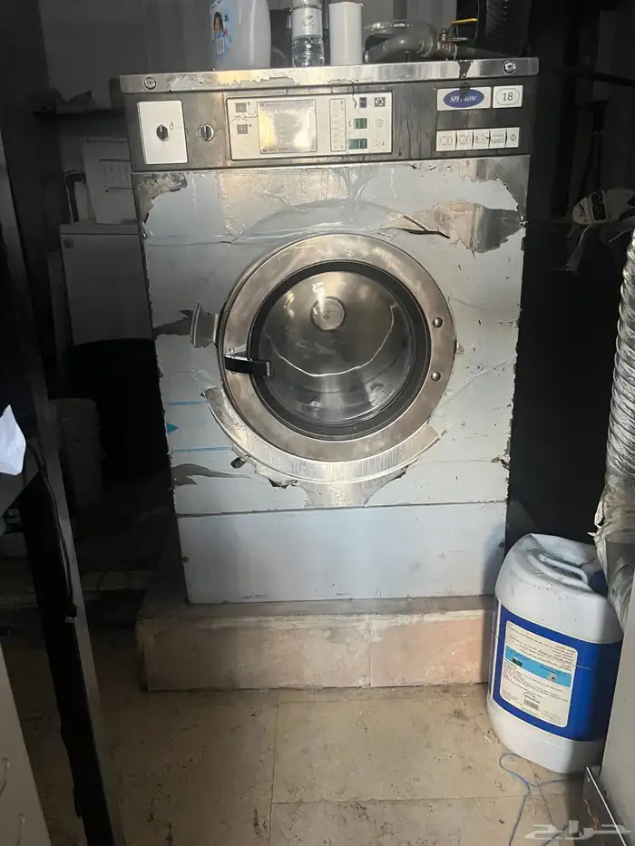 معدات مغسلة ملابس شبه جديدة للبيع جدة 3