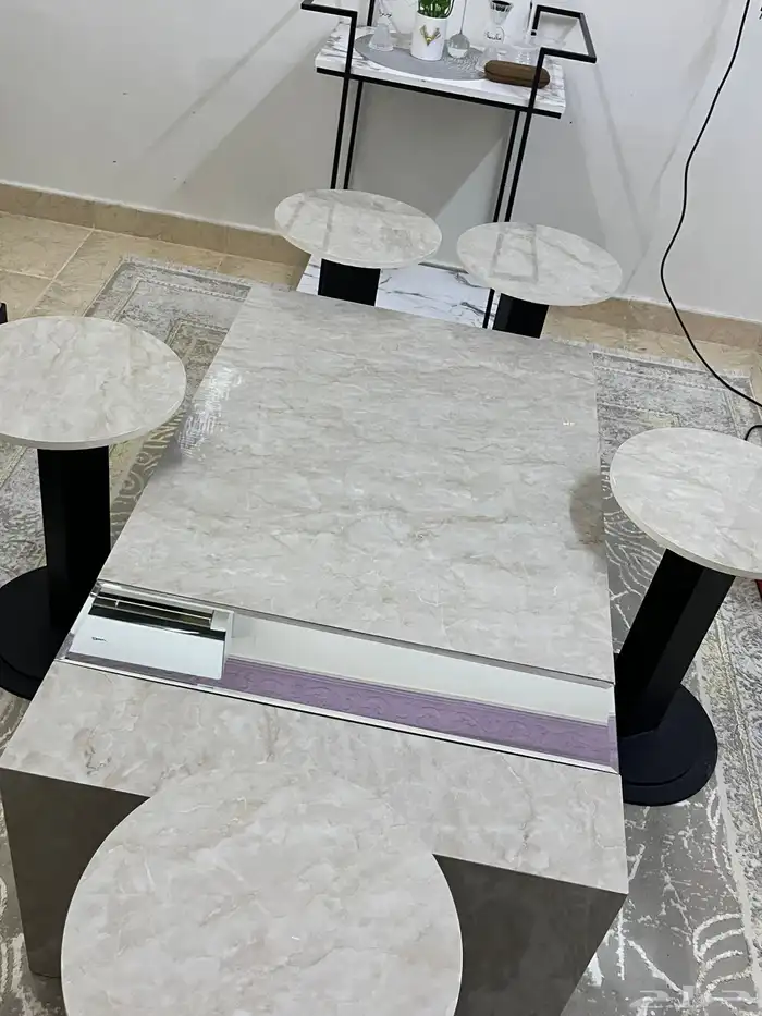 دفايات قهوه وشاي طاوله مع4خدمه سخان للسوم 8