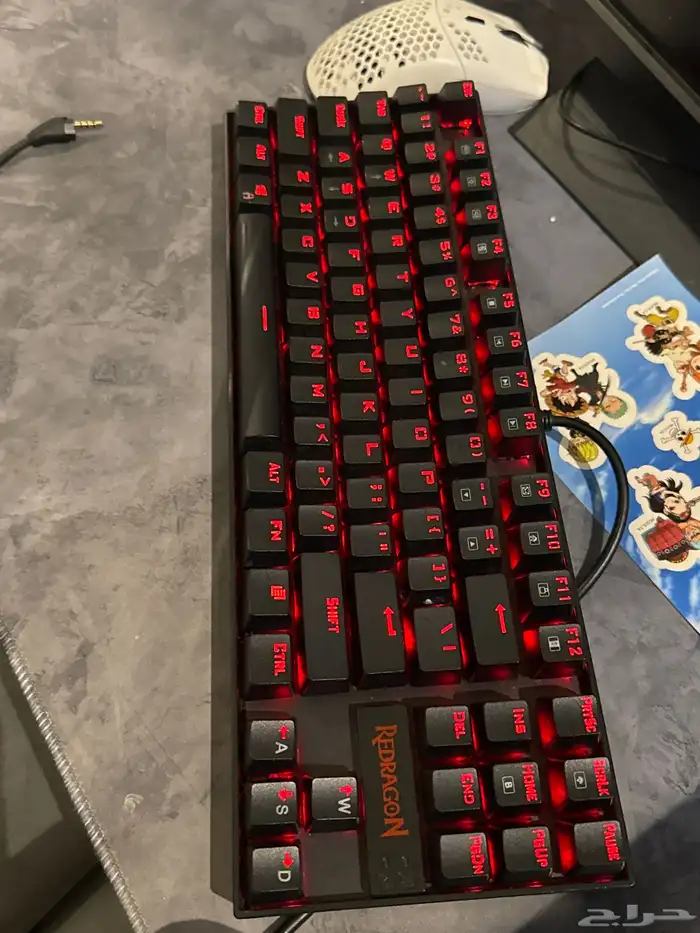 للبيع هايبر اكس كلاود ثري وشاشه جانبيه وكيبورد رد دراجون 0