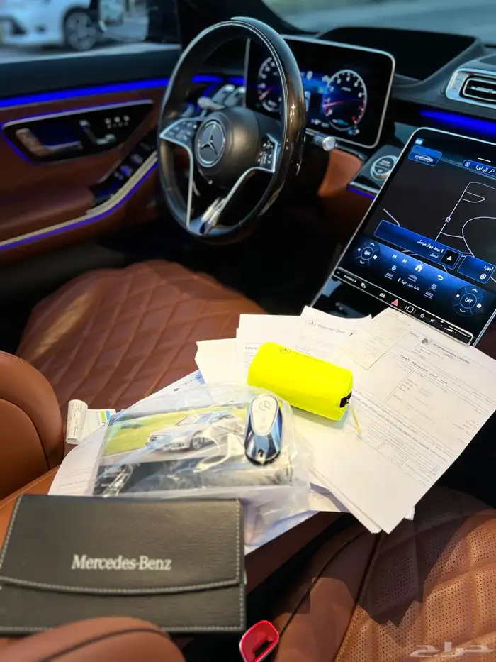 مرسيدس S580 الجوهرة 2022 قمة النظافة مالك اول سعودي وكالة 45